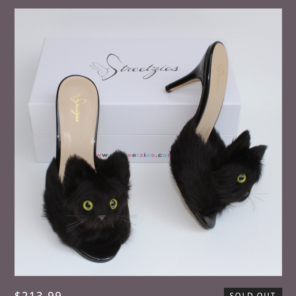 Black Cat Heels